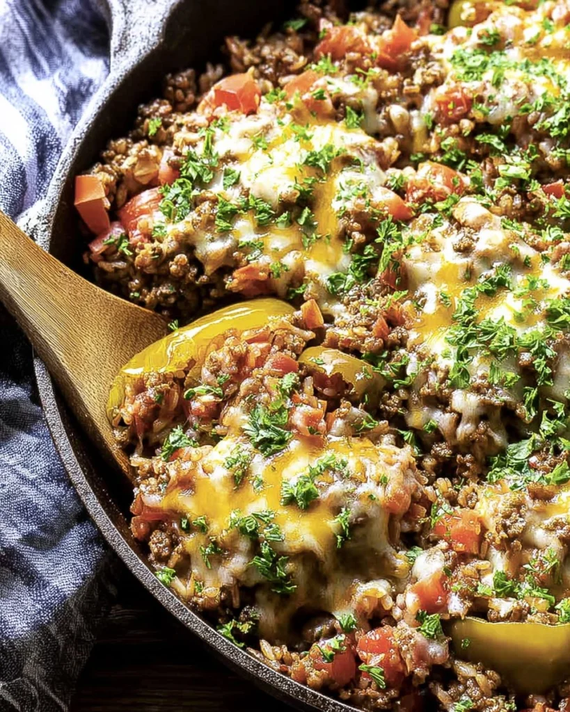 Stuffed Pepper Skillet 4 Stuffed-Pepper-Skillet-Recipe